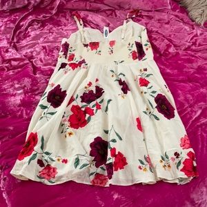 Old Navy Floral Fit & Flare Swing Dress Size XL